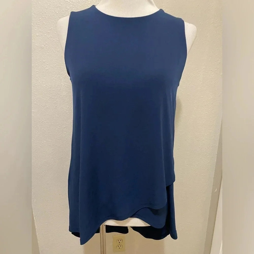 *EUC* Express Hi-Low Tunic with drop back